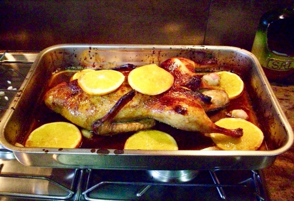 Ànec a la taronja, recepta