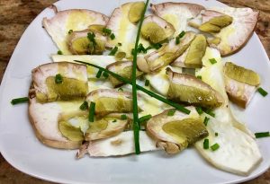 Carpaccio de ceps, recepta