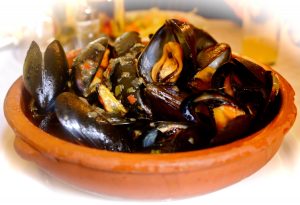 Musclos a la marinera, recepta
