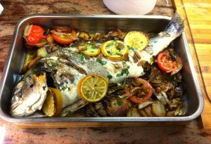 Orada al forn, recepta