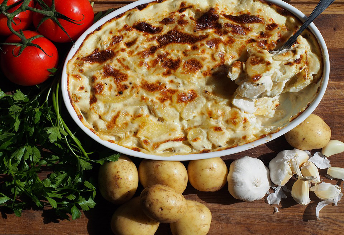 Patates a la crema, recepta