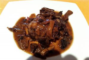 galta de Porc amb bolets, recepta