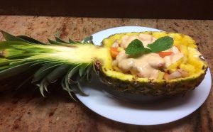 Recepta Cocktail de gambes amb pinya