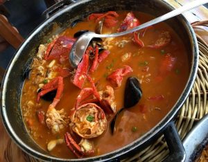 Arròs caldós amb llamàntol, recepta