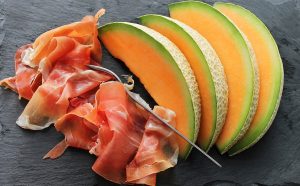 Meló amb pernil, recepta