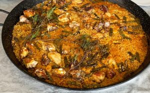 Paella valenciana, recepta