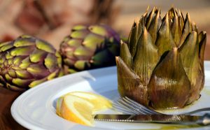 Carxofes a forn, recepta