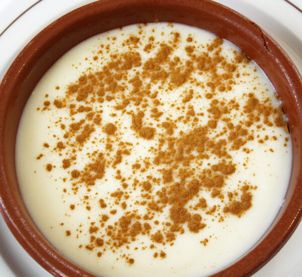 Menjar blanc d'arròs, mató de monja, recepta