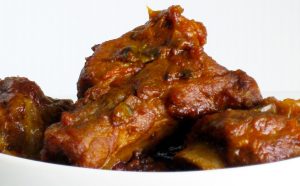 Costella de porc amb samfaina, recepta
