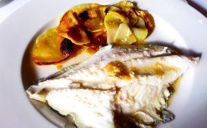 Gall de Sant Pere al forn amb patates, recepta