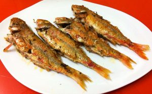 Molls a la planxa, recepta