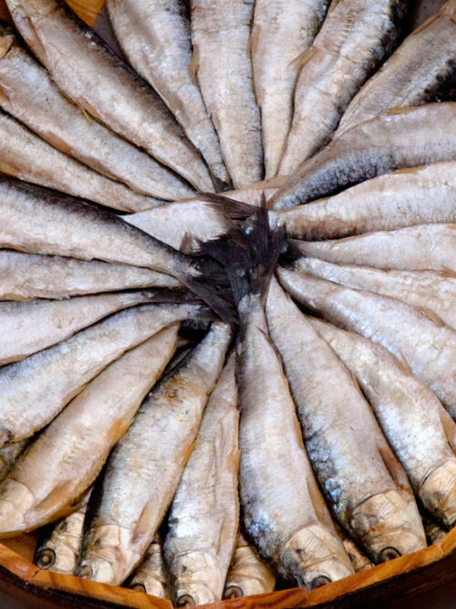 Arengades a la brasa, recepta