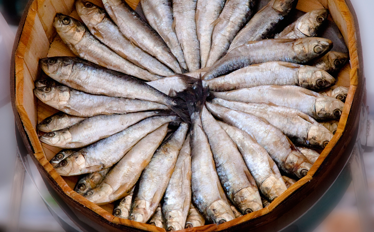 Arengades a la brasa, recepta
